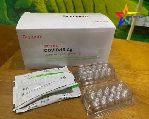 Ảnh sản phẩm Hộp 20 Bộ kit test nhanh Covid-19 BioCredit, nhập khẩu Hàn Quốc – Được Bộ Y tế cấp phép – Trắng